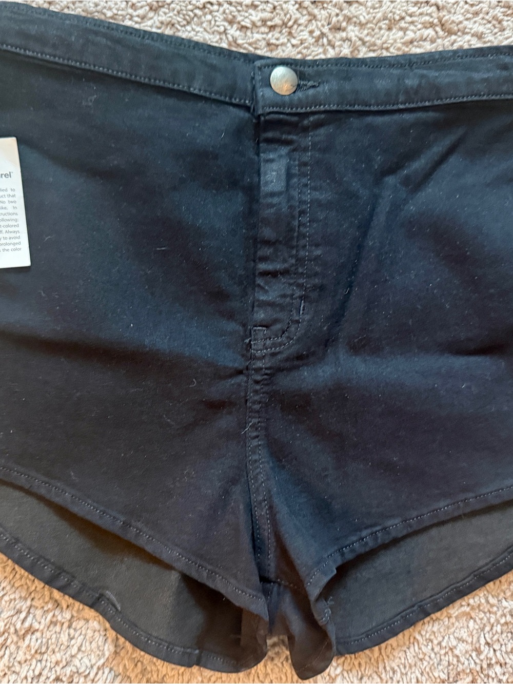 American Apparel Black Easy Hot Stretchy Jean Shorts - Never Worn w/Tags!